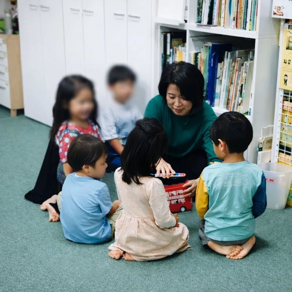 先生と子どもたち